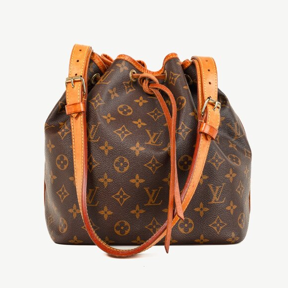 Louis Vuitton Petit Noe Monogram Canvas Bucket Bag - Picture 1 of 13